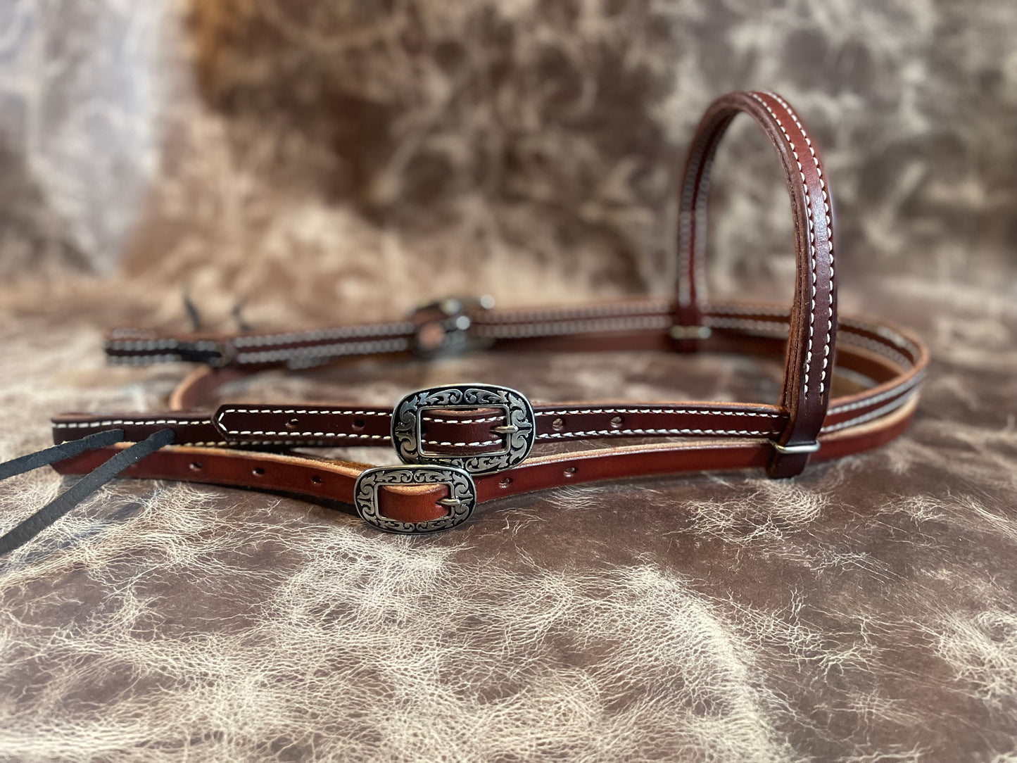 Hermann Oak 5/8 Browband Headstall