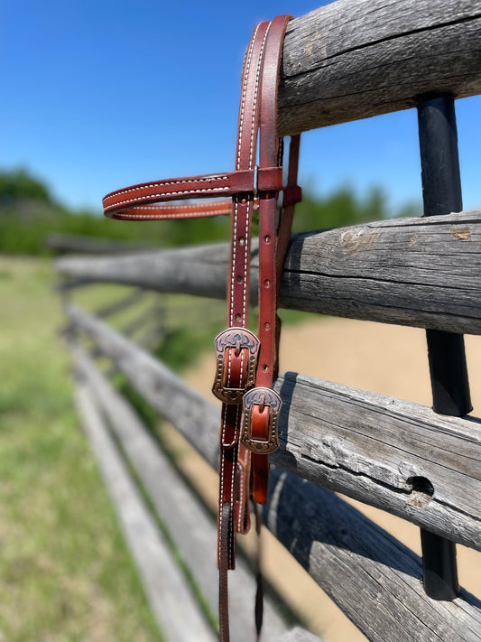 Hermann Oak 5/8 Browband Headstall