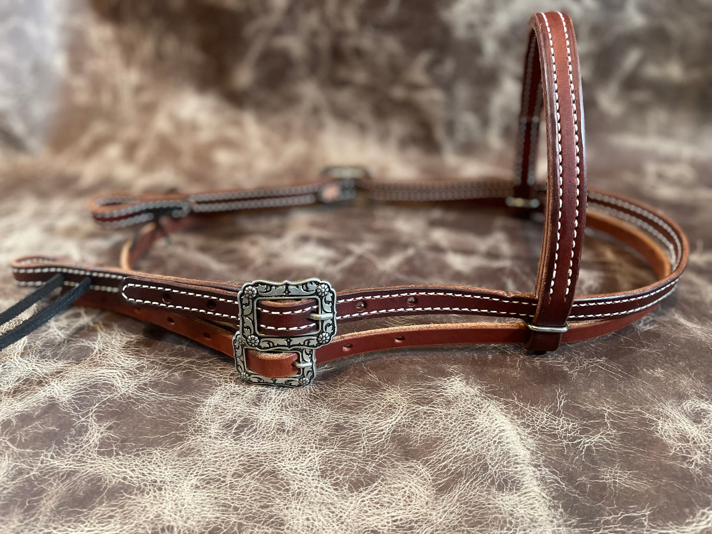Hermann Oak 5\8 Browband Headstall