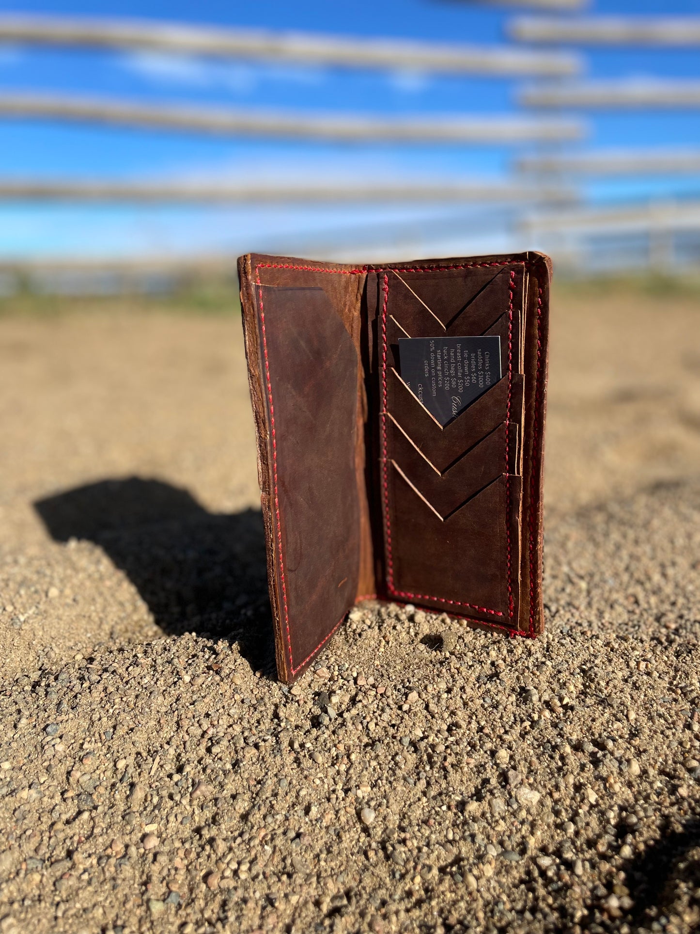 Diamond Stamp Boot Wallet