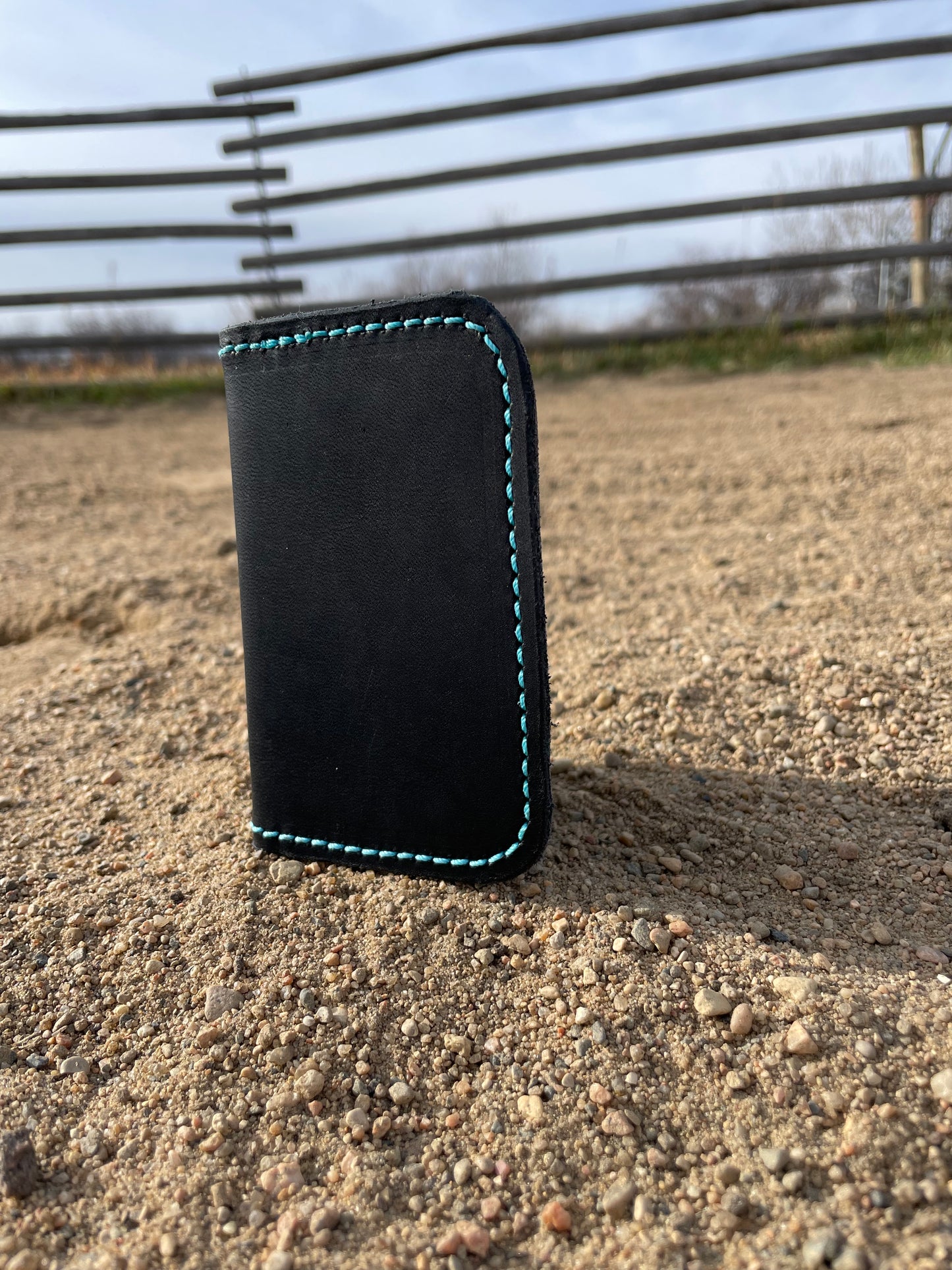 Teal Card Holder