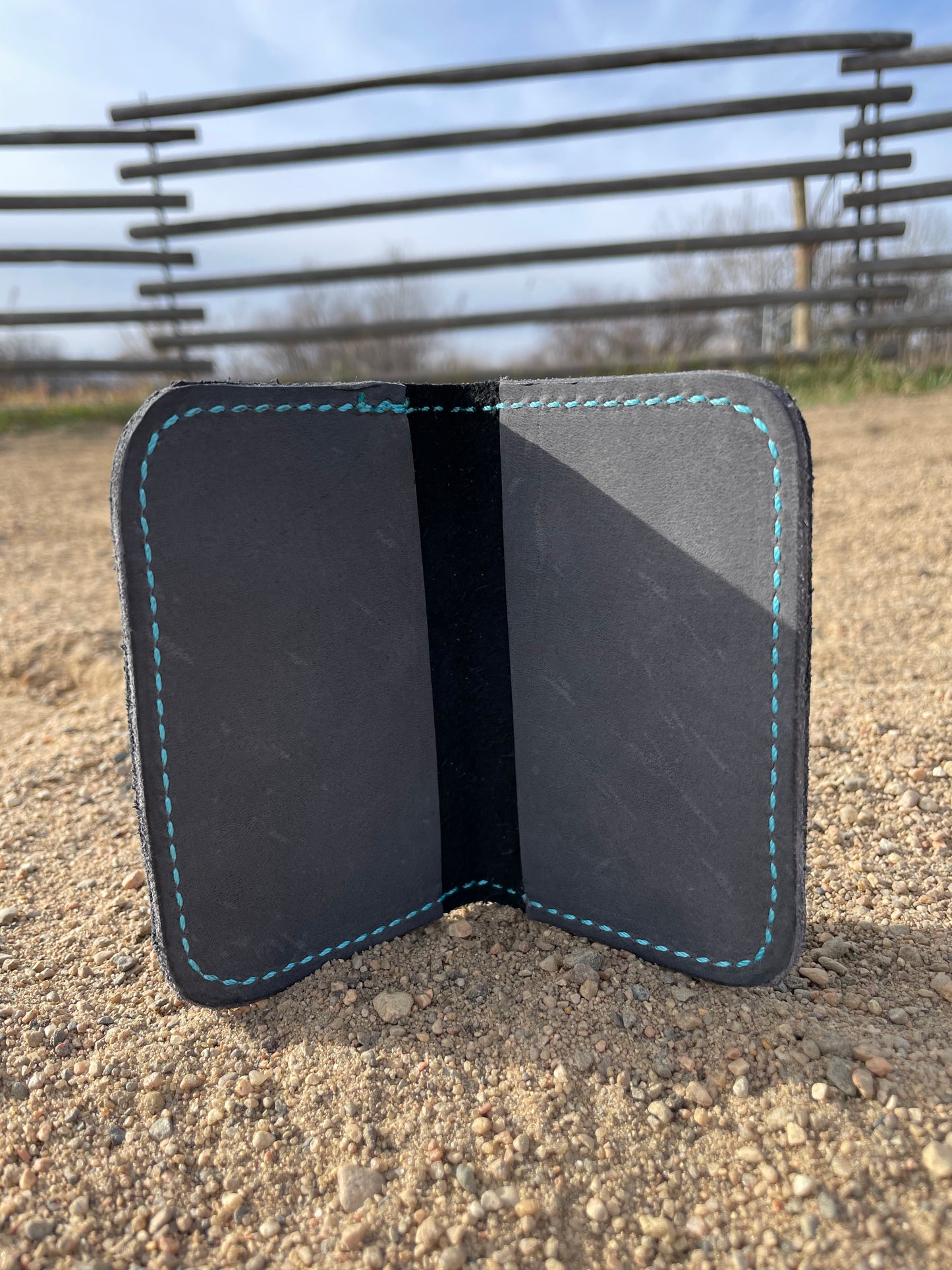 Teal Card Holder