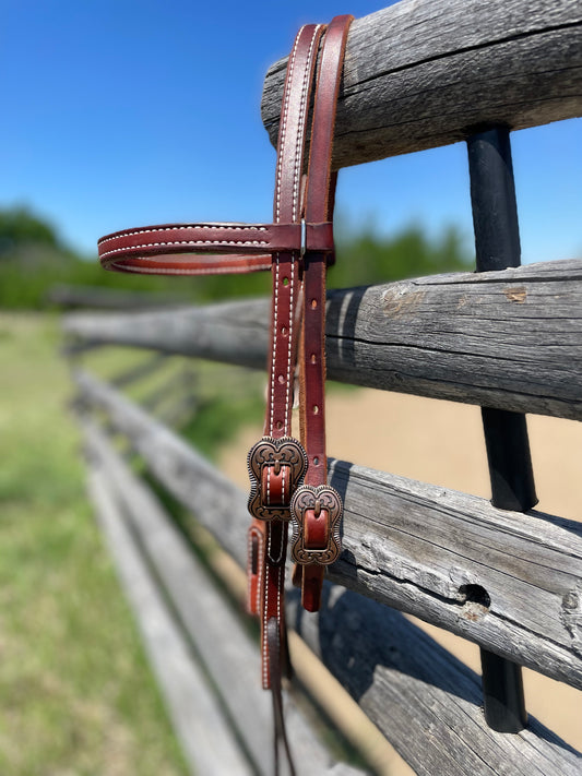 Hermann Oak 5/8 Browband Headstall