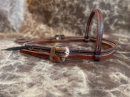 Hermann Oak 5\8 Browband Headstall
