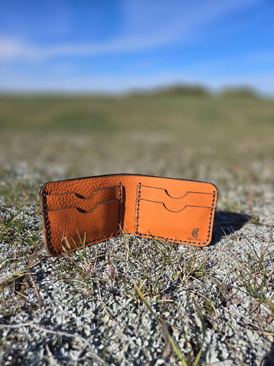 Soft Brown and Orange Wallet