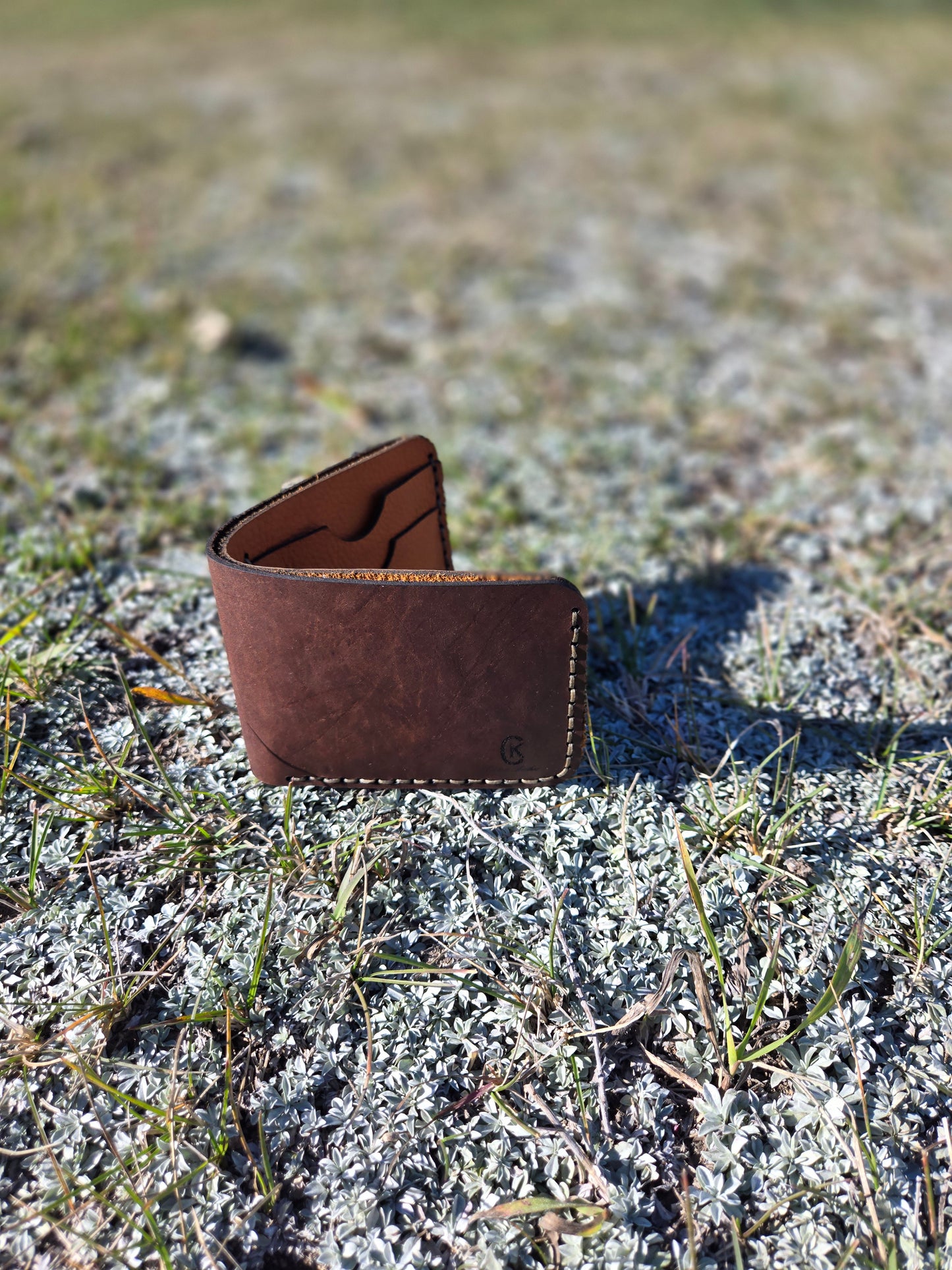 Soft Brown and Orange Wallet