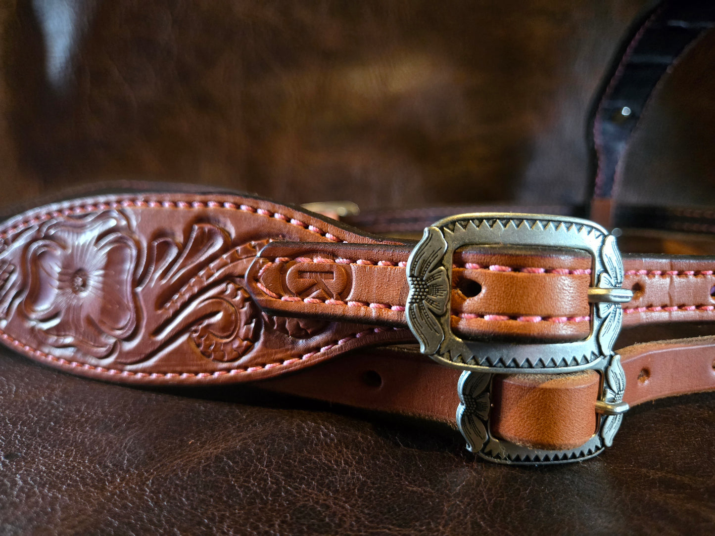 Hand Carved Headstall