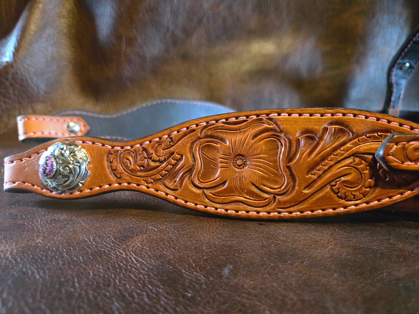 Hand Carved Headstall