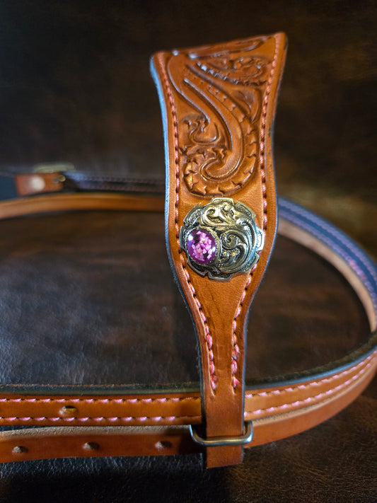 Hand Carved Headstall